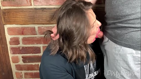 Facefucking a youtuber with pulsating cumshot in her mouth